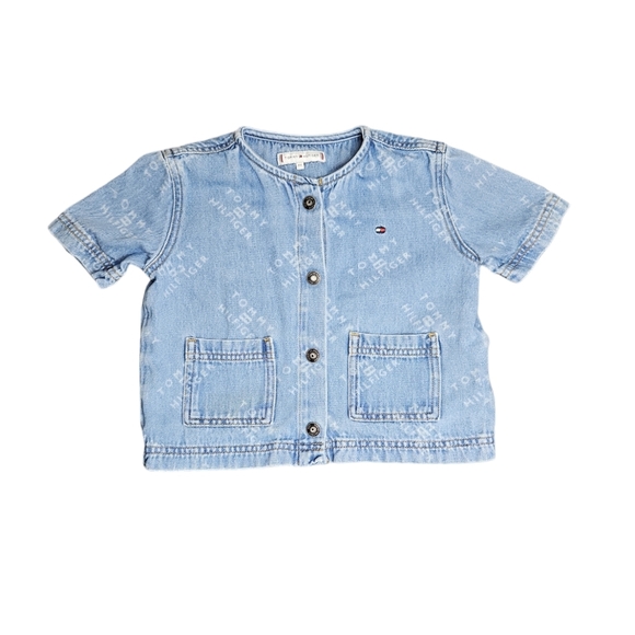 Tommy Hilfiger Girls Jean Jacket Size 6 - Picture 3 of 3